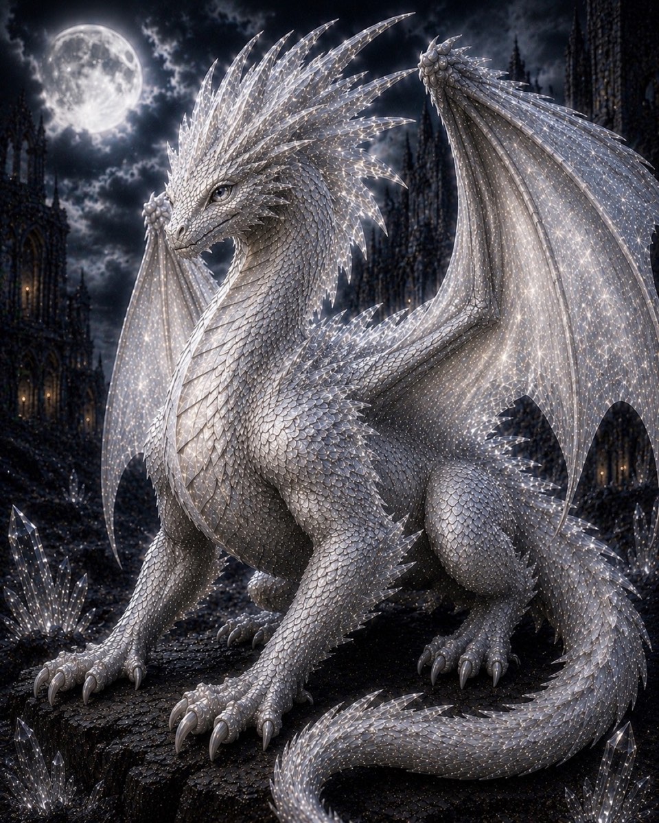 Lunaris adult dragon official artwork