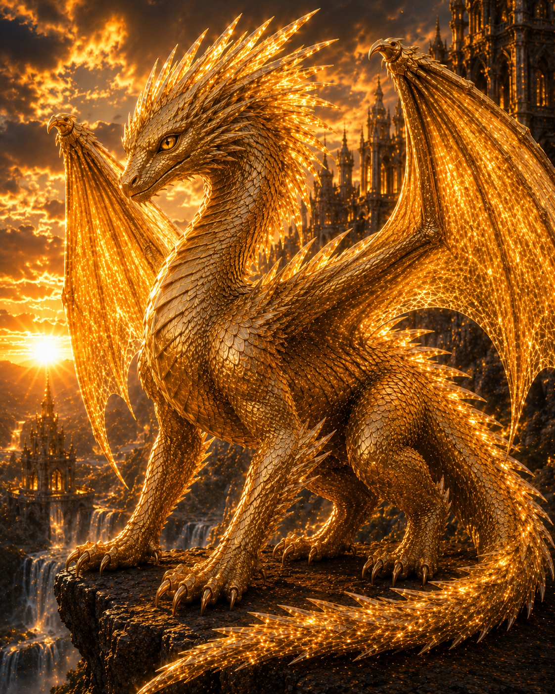 Solthar adult dragon official artwork