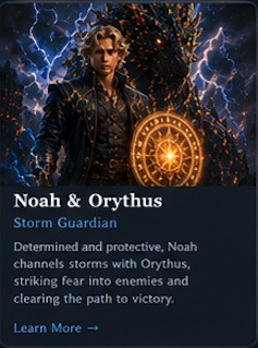 Noah and Orythus, Storm Guardian