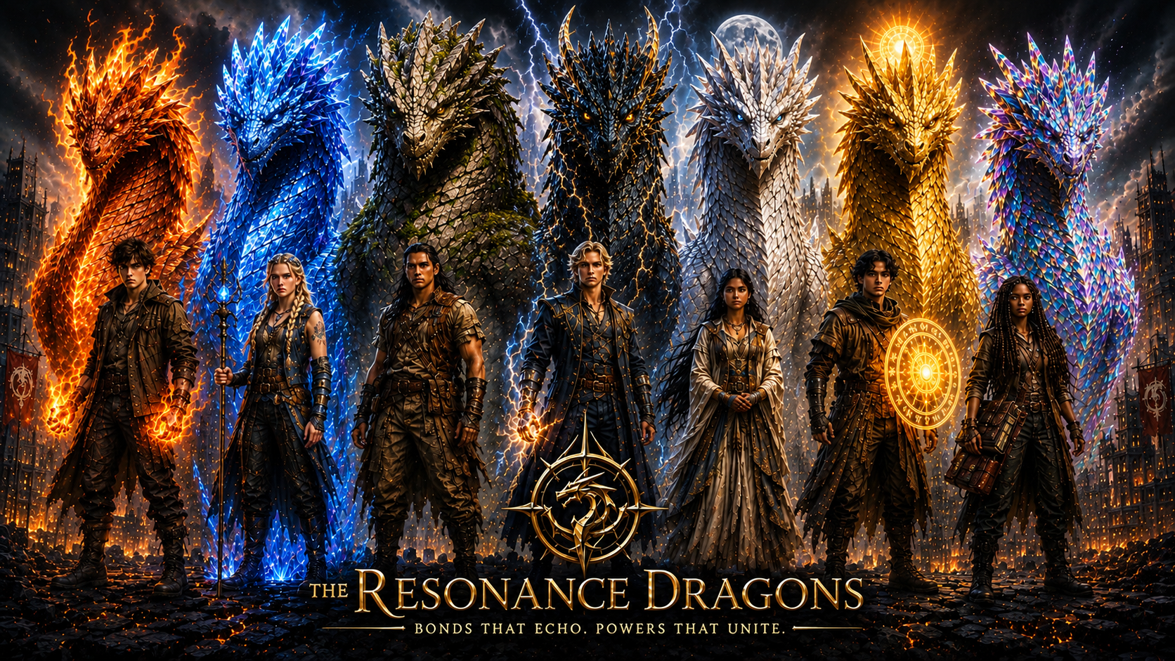 The Resonant Dragons - Seven Guardians and Seven Dragons